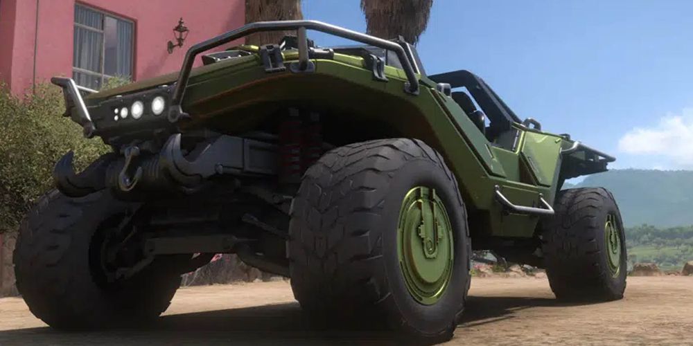 A Jeep Trailcat displayed in Forza Horizon 5