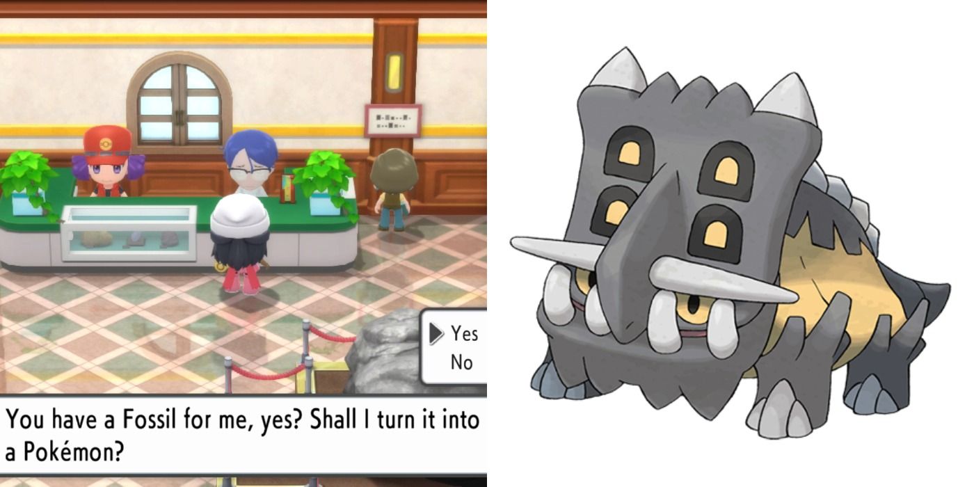 How to dig for fossils in pokemon brilliant diamond