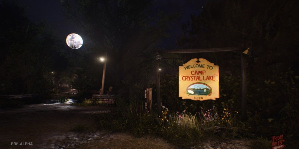 Camp Crystal Lake in the Friday the 13th game