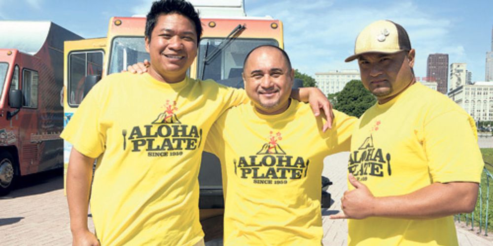 Aloha Plate posa na Grande Corrida de Food Truck