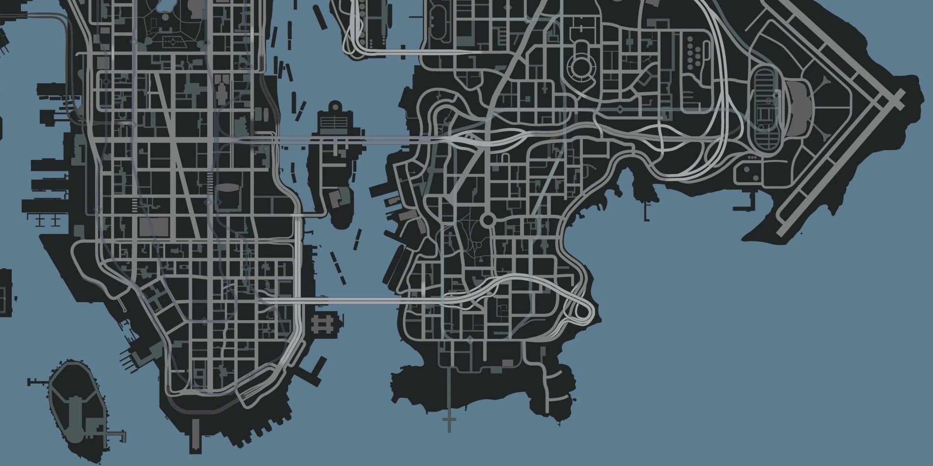 GTA 4 Liberty City Map