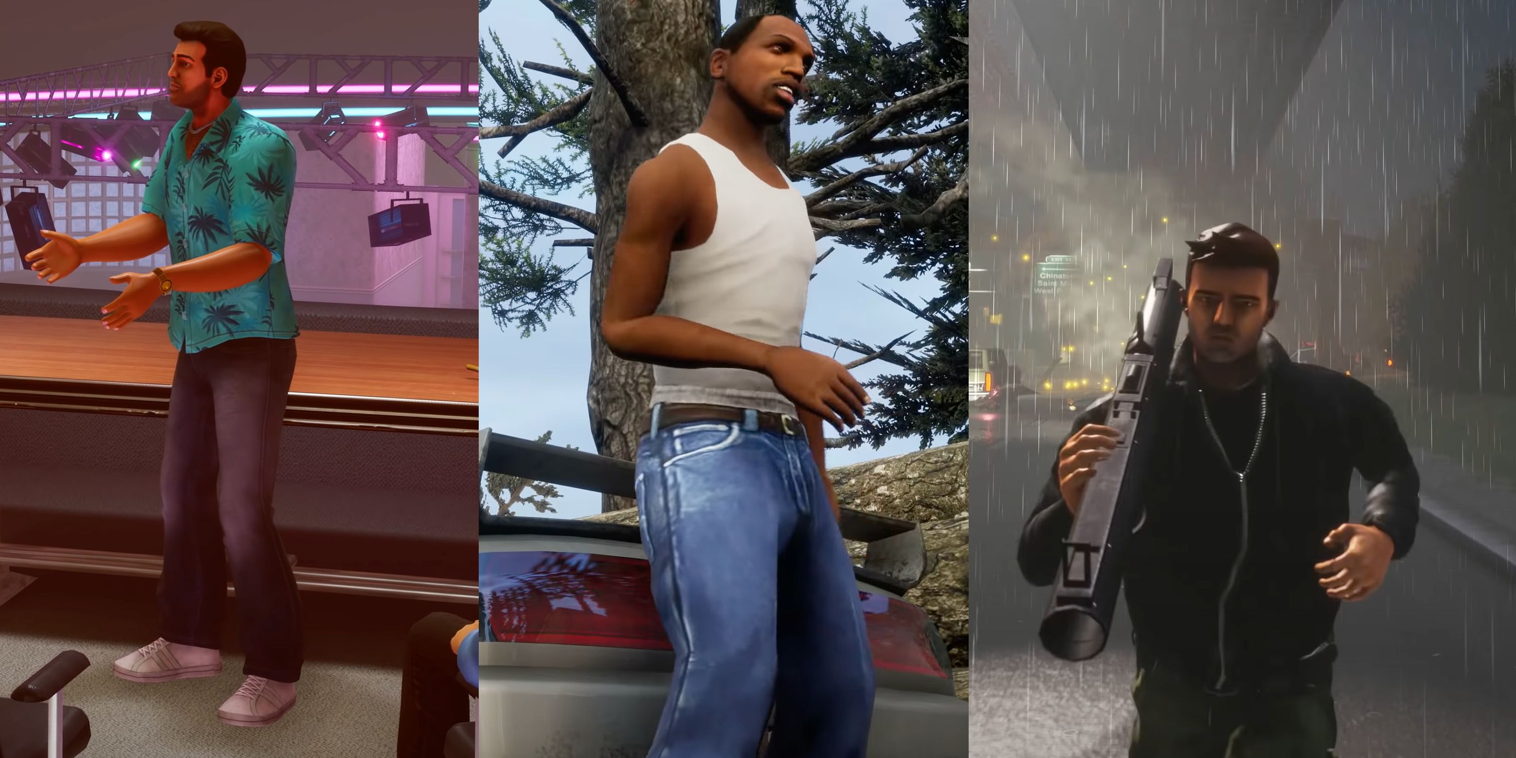 GTA Trilogy Main Characters