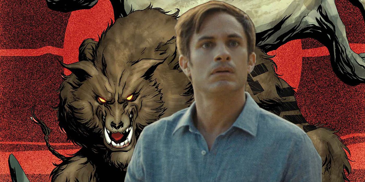 Blended image of Gael Garcia Bernal and Werewolf by Night