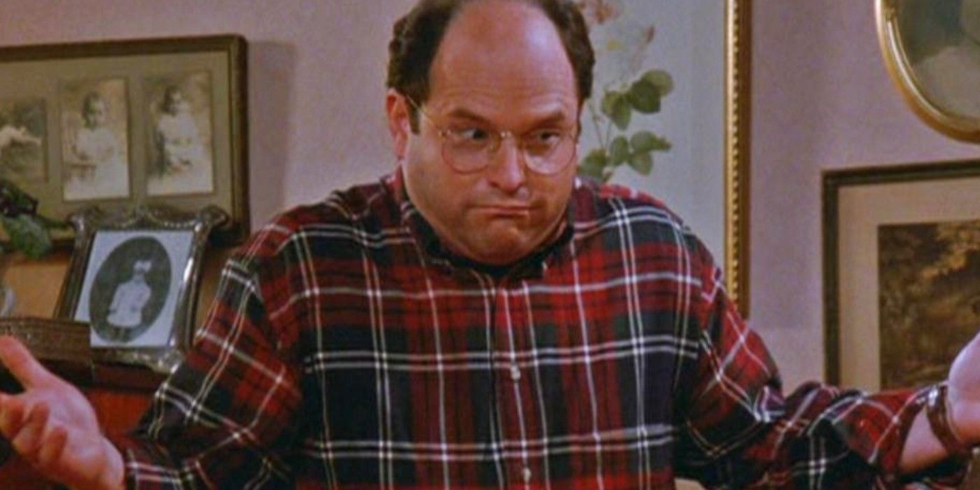 George Constanza shrugging in Seinfeld