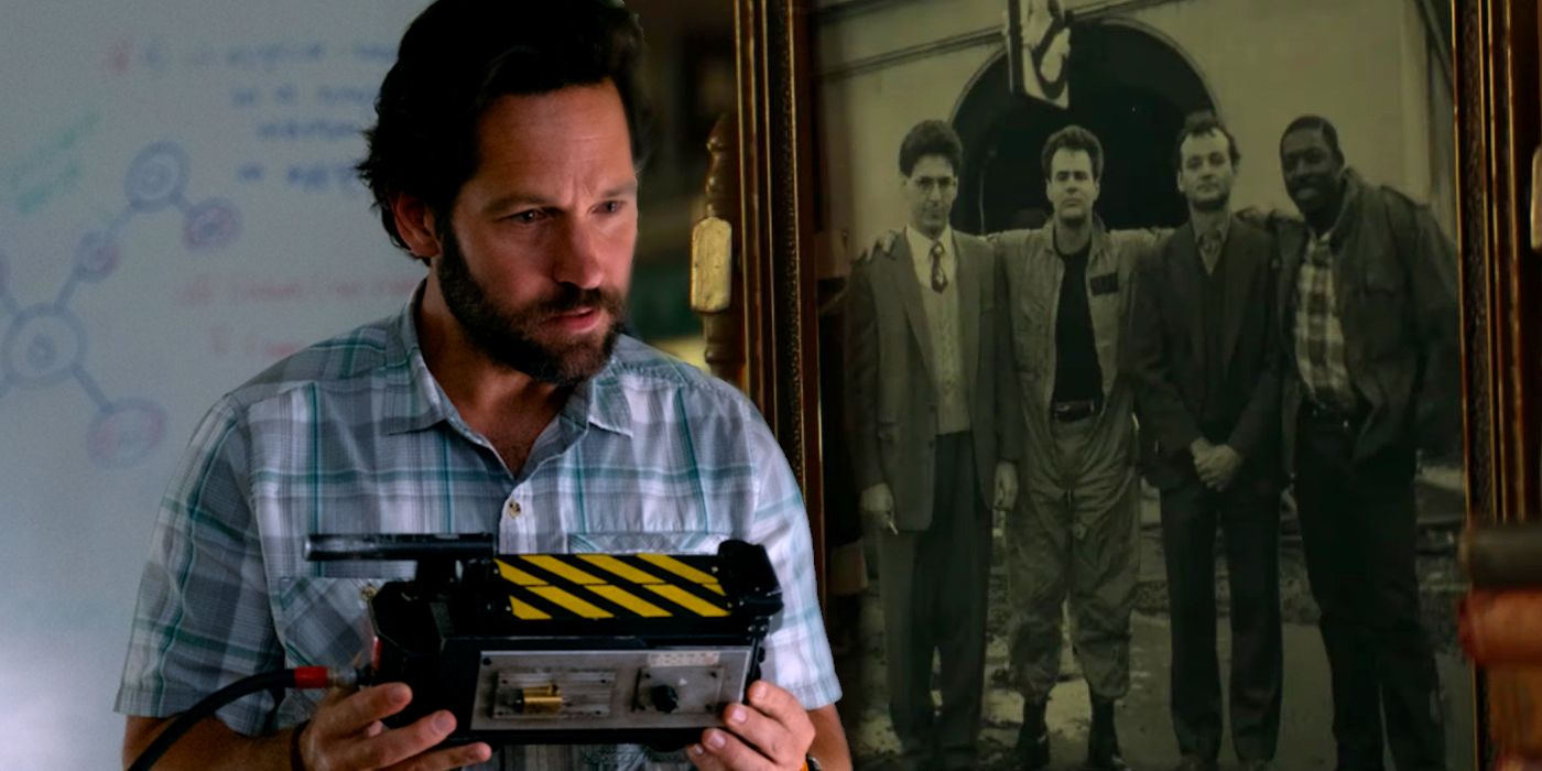 Ghostbusters Afterlife Paul Rudd and Original Cast