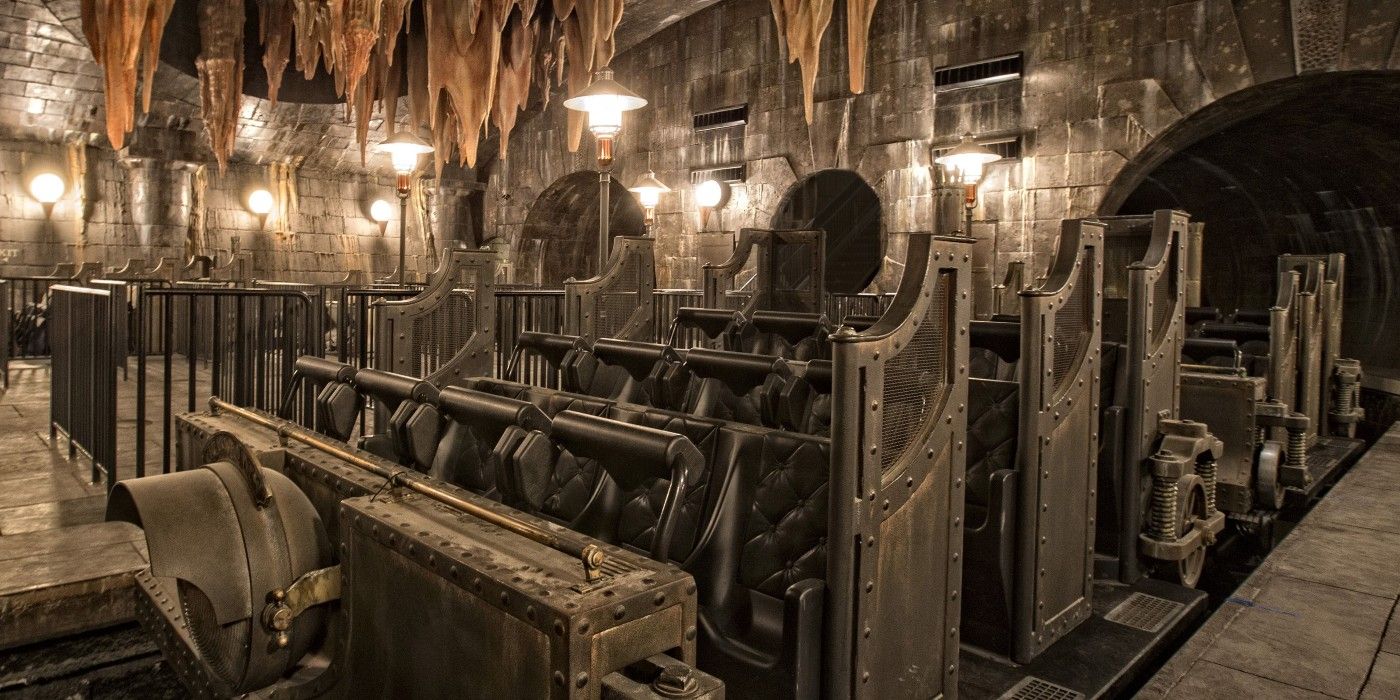 The Ride in Gringotts Bank at the Wizarding World