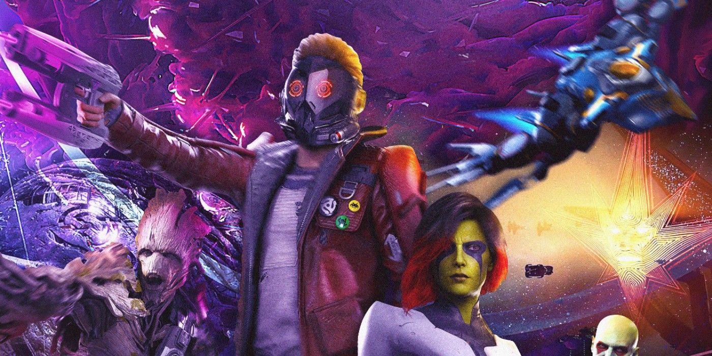 Guardians of the Galaxy Game Art Perfectly Remakes MCU Poster