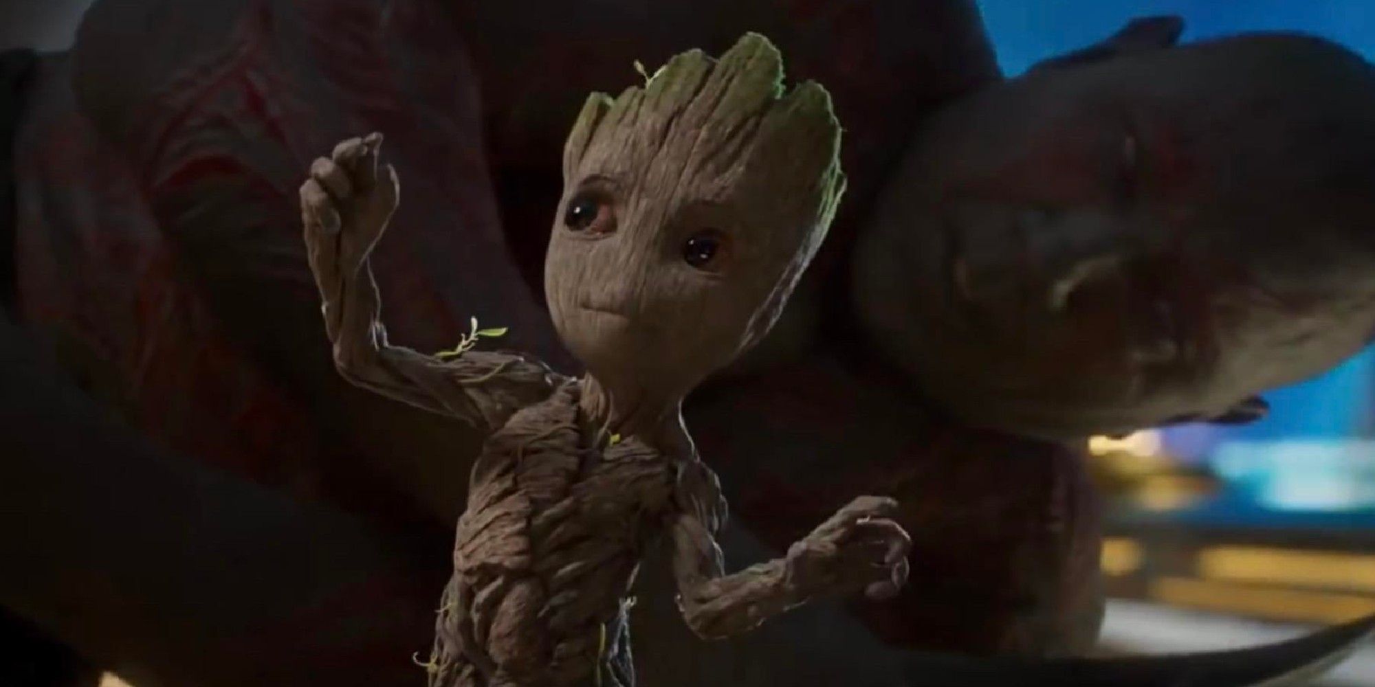 Guardians of the Galaxy's Groot smiling