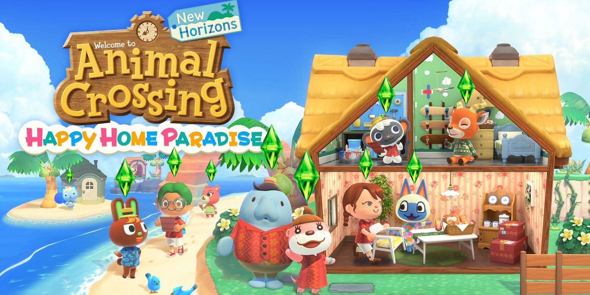 Happy Home Paradise is The Sims in Animal Crossing Header