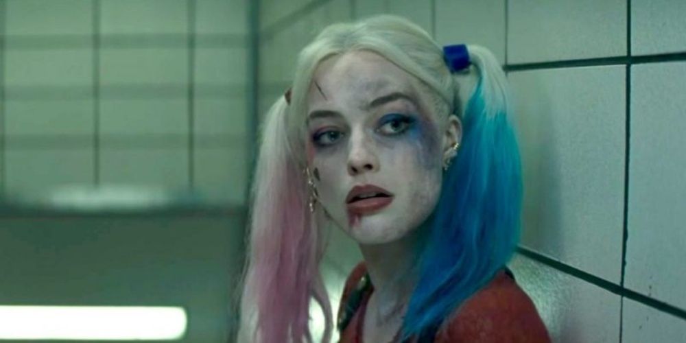 Harley Quinn looks confused in Suicide Squad