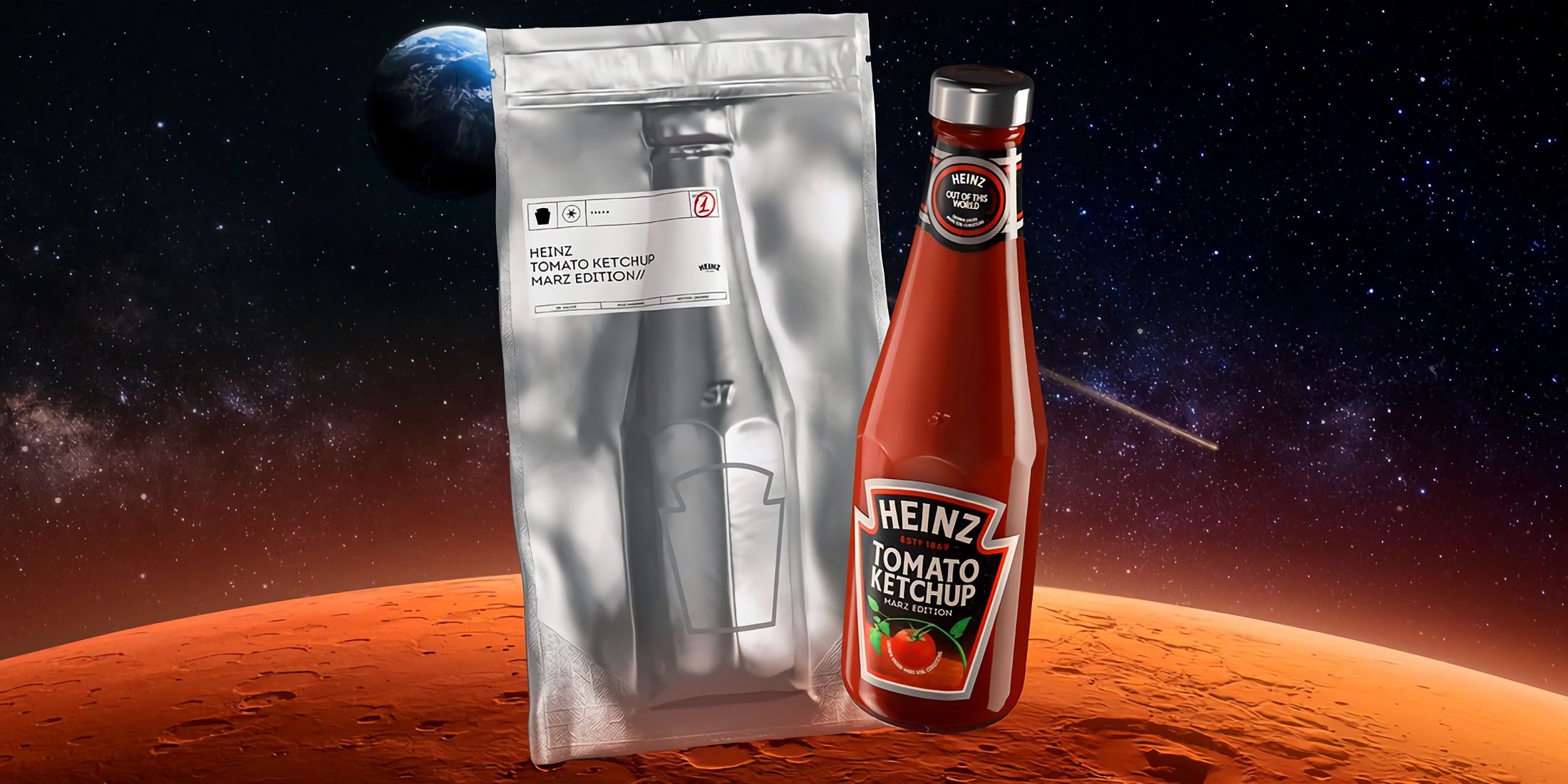 Heinz Marz Ketchup Made From Tomatoes Grown In MarsLike Conditions