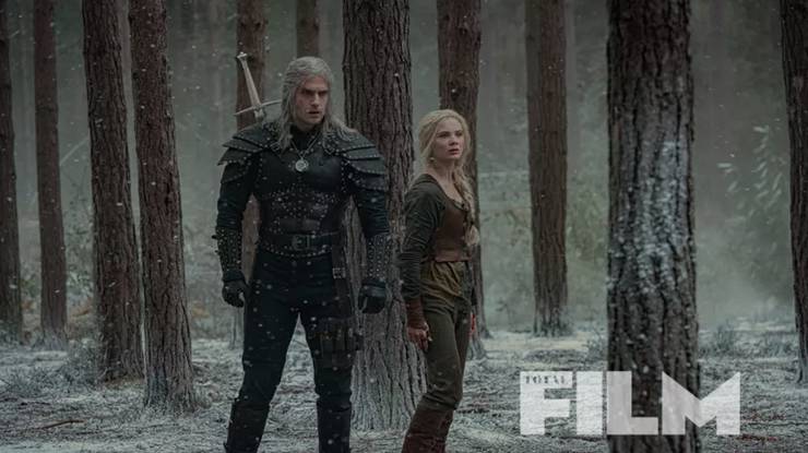 Geralt and Ciri after a monster battle / Image by: Total Films