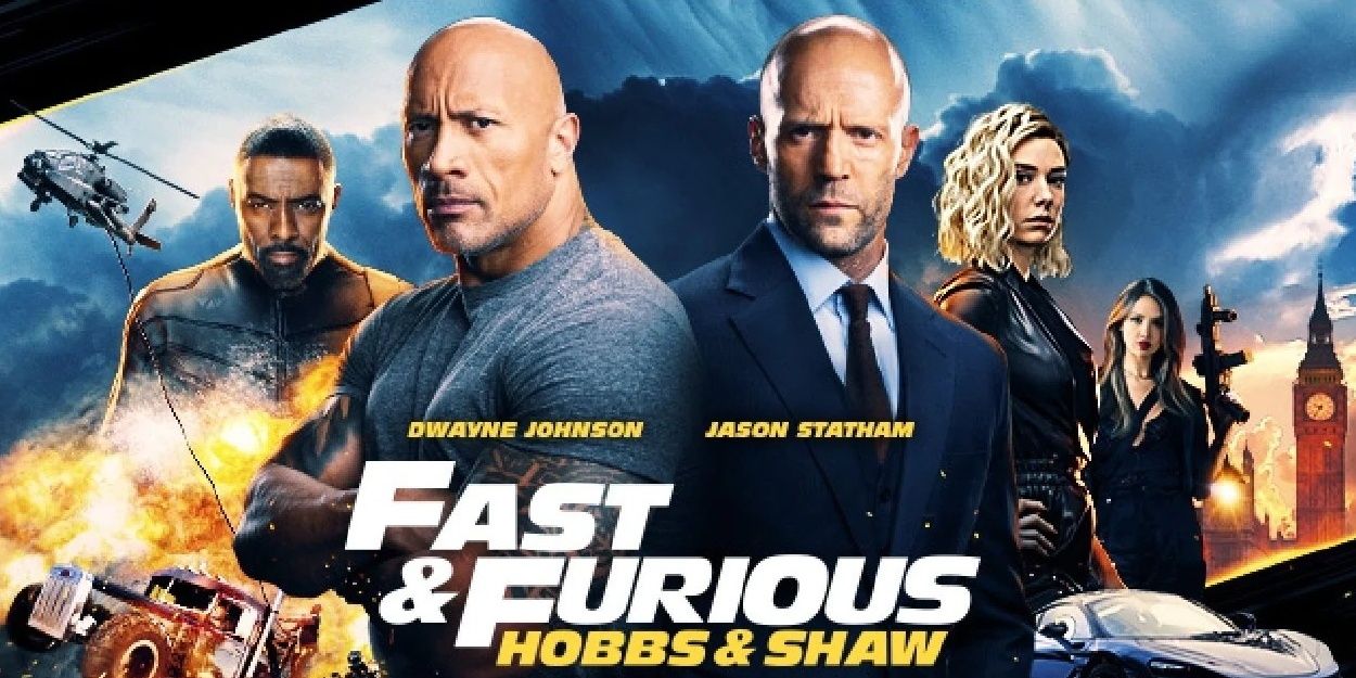 The cast on the poster for Fast &amp; Furious Presents: Hobbs &amp; Shaw