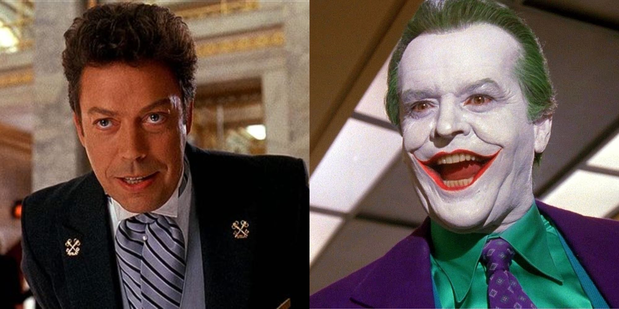 Split image showing Mr. Hector in Home Alone 2 and Joker in Batman 1989