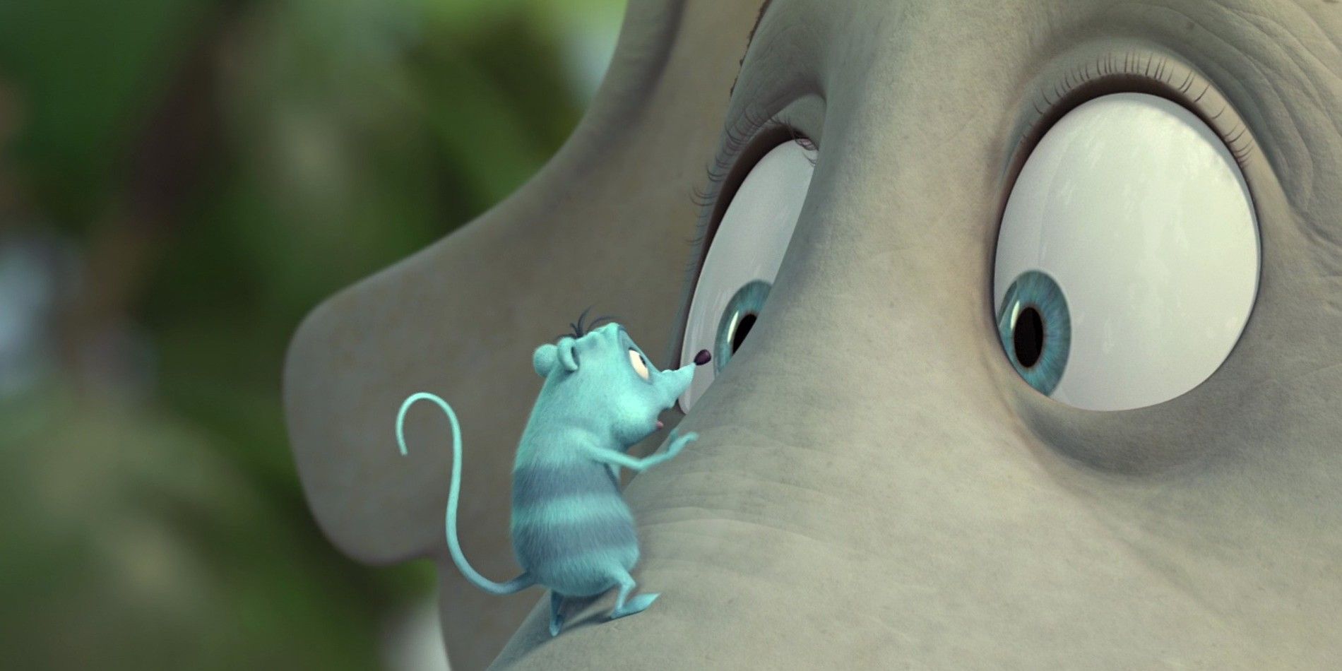 Horton gets scared by a mouse in Horton Hears A Who