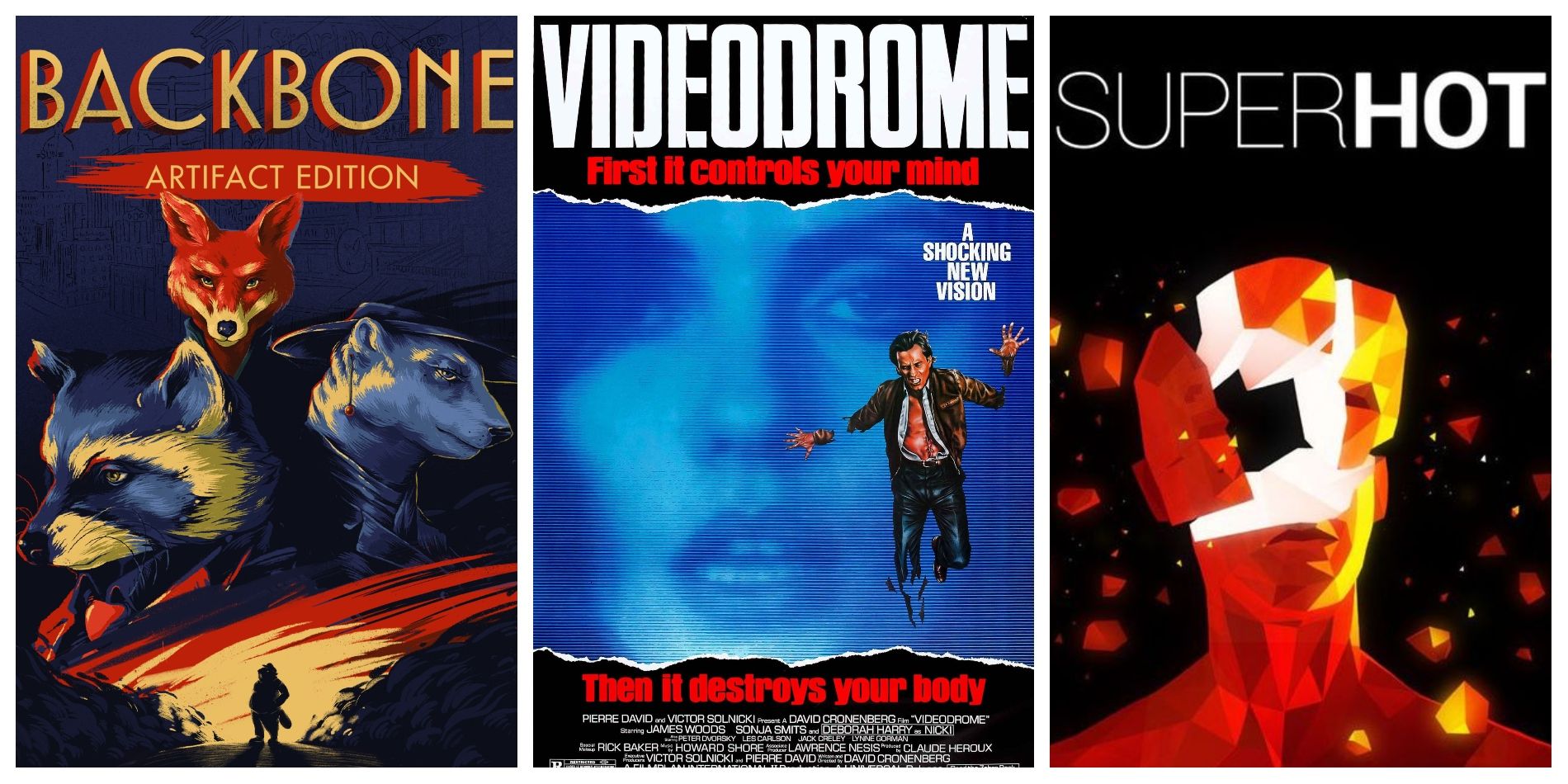 How Backbone & Superhot's Narratives Retell Cronenberg's Videodrome - Backbone Superhot Videodrome