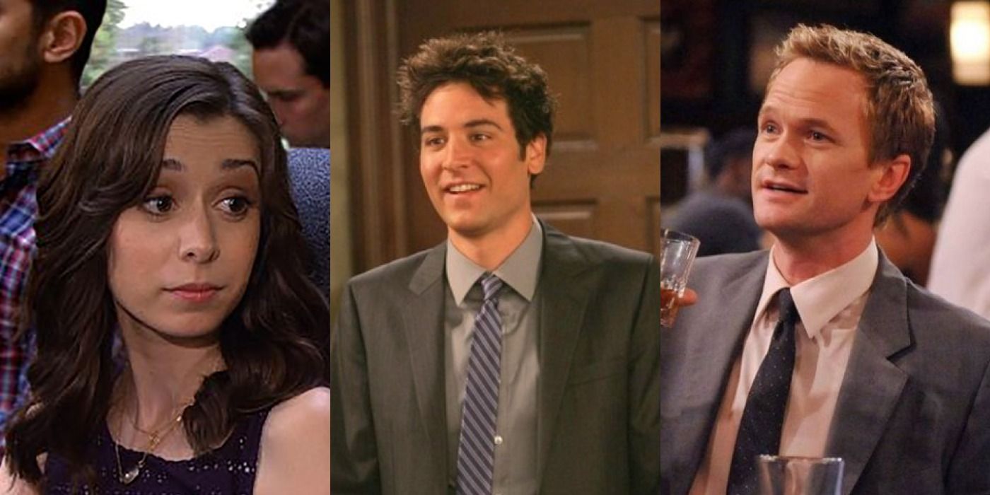 An image of Tracy, Ted, and Barney in How I Met Your Mother