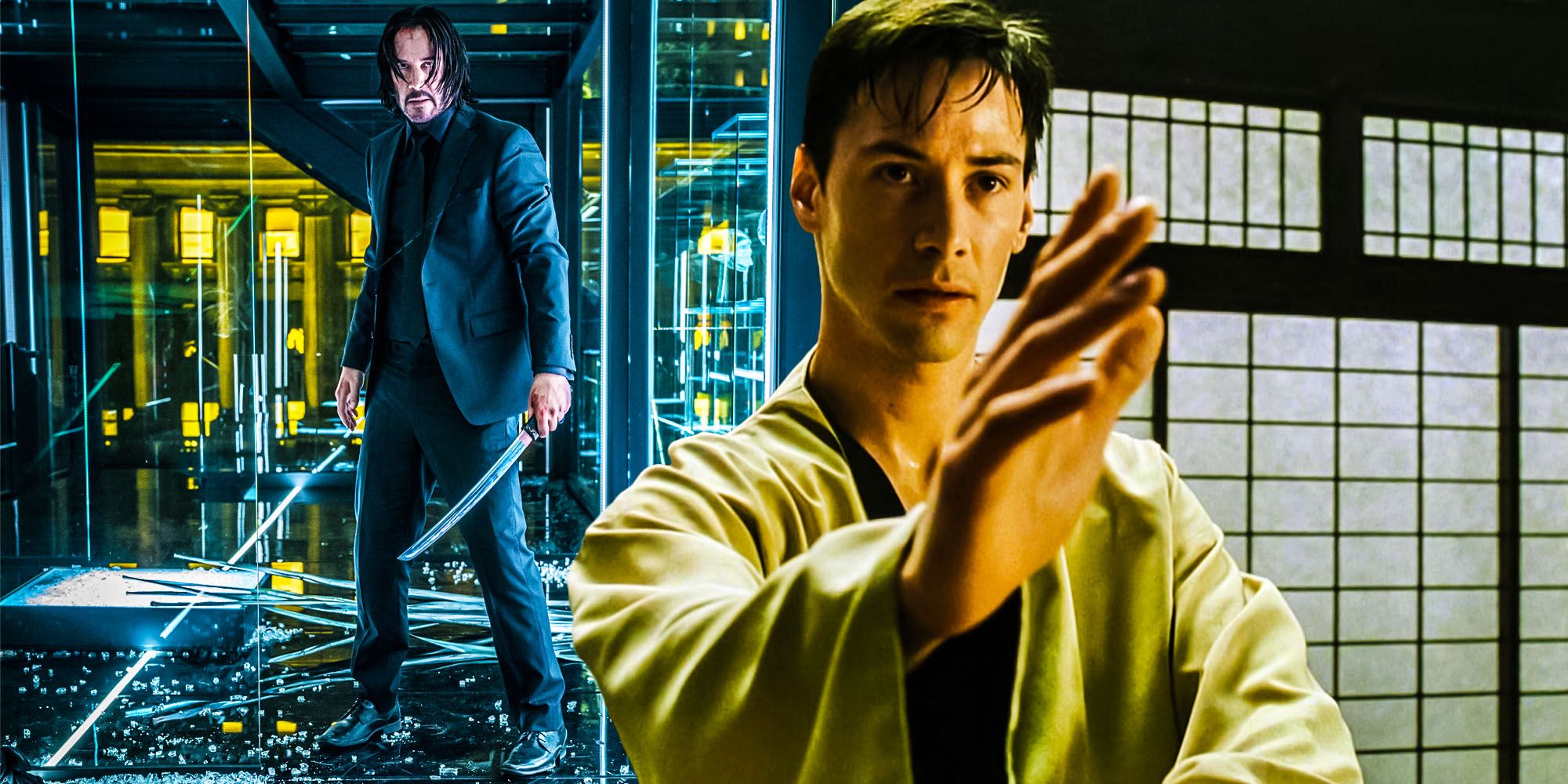 How Keanu Reeves fighting style changed from matrix to john wick
