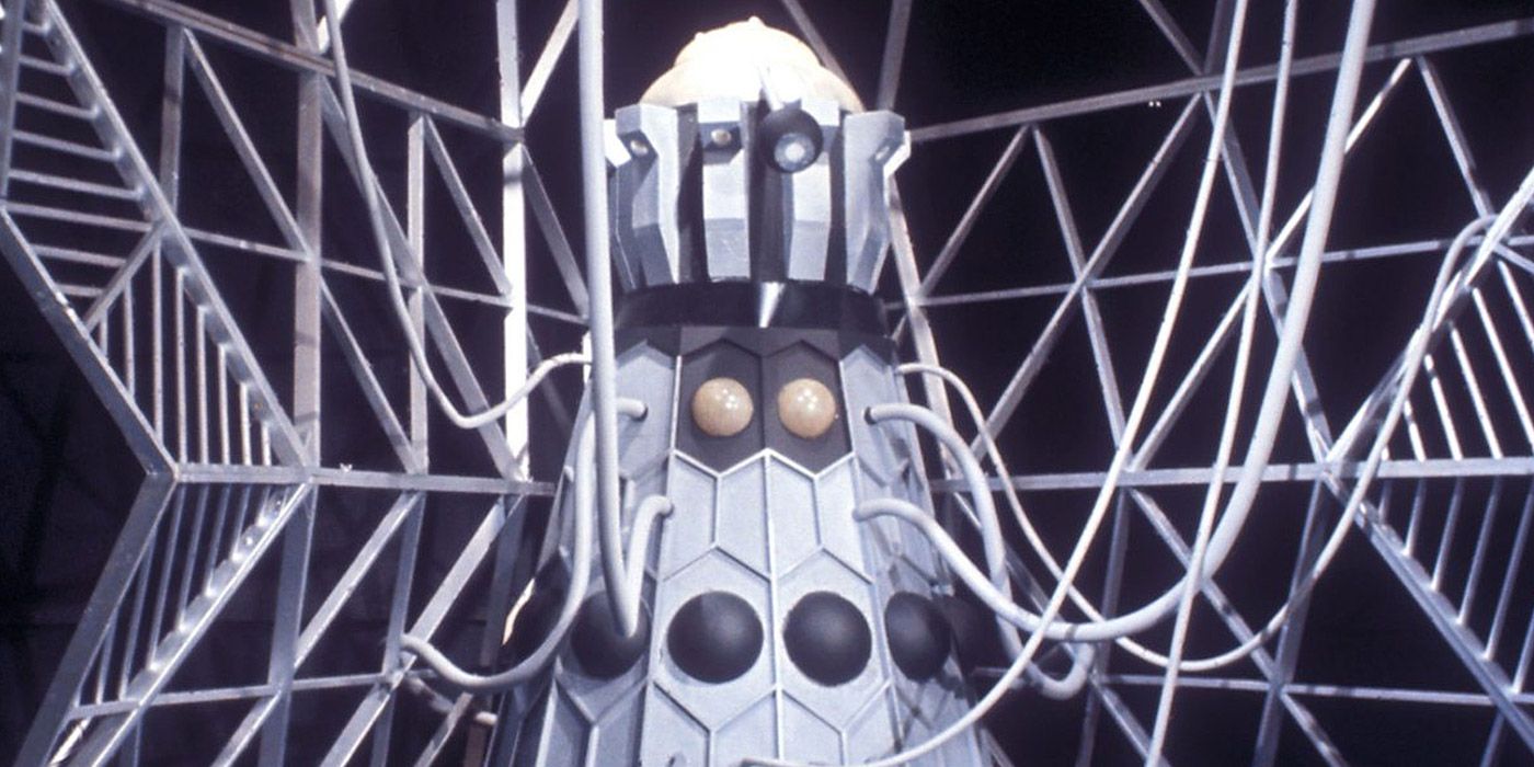 The Dalek Emperor looms in Doctor Who