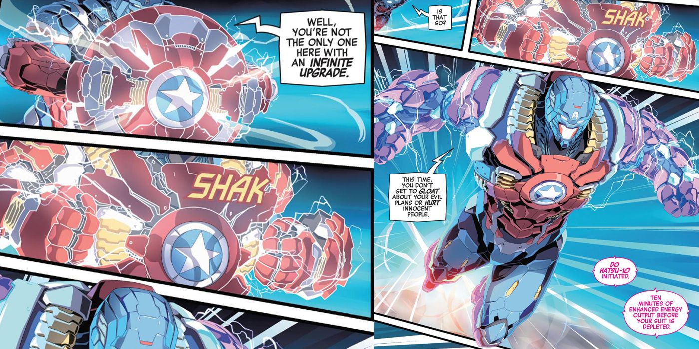 Captain America Just Got A Powerful Iron Man Armor Upgrade