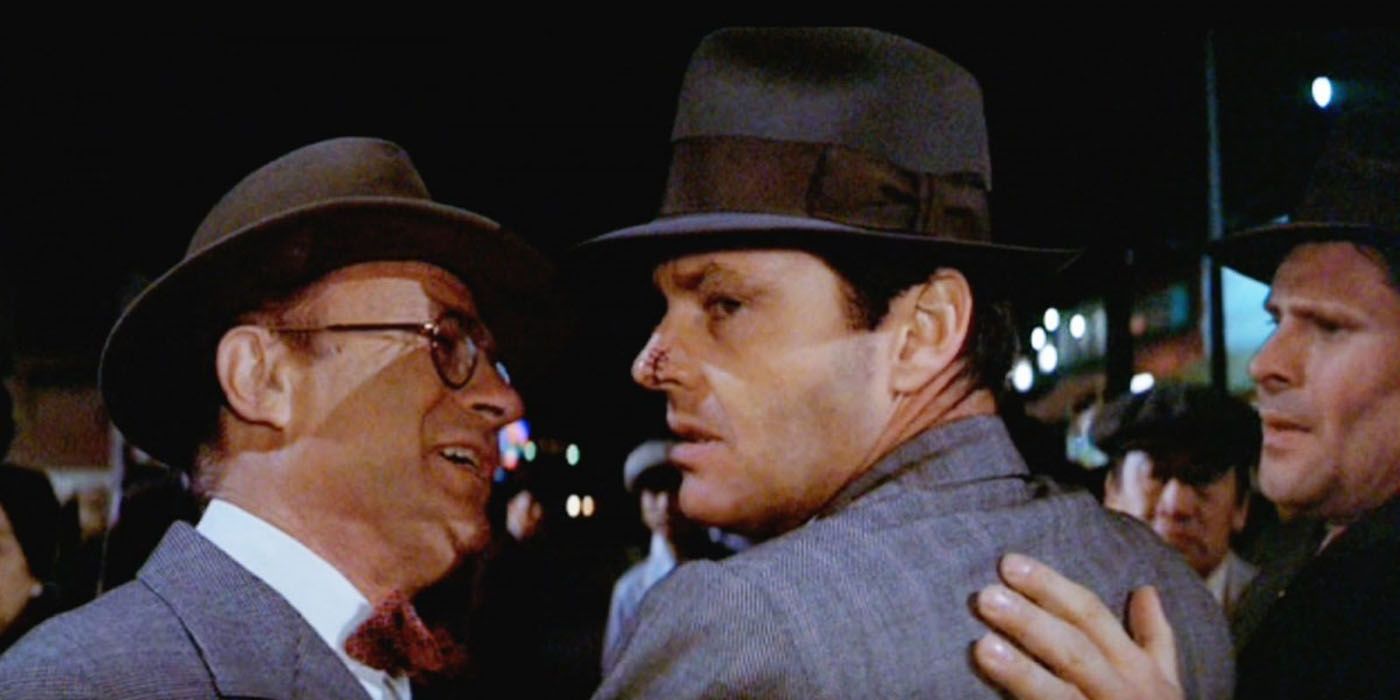 Jake Gittes being told to leave it along at end of Chinatown.
