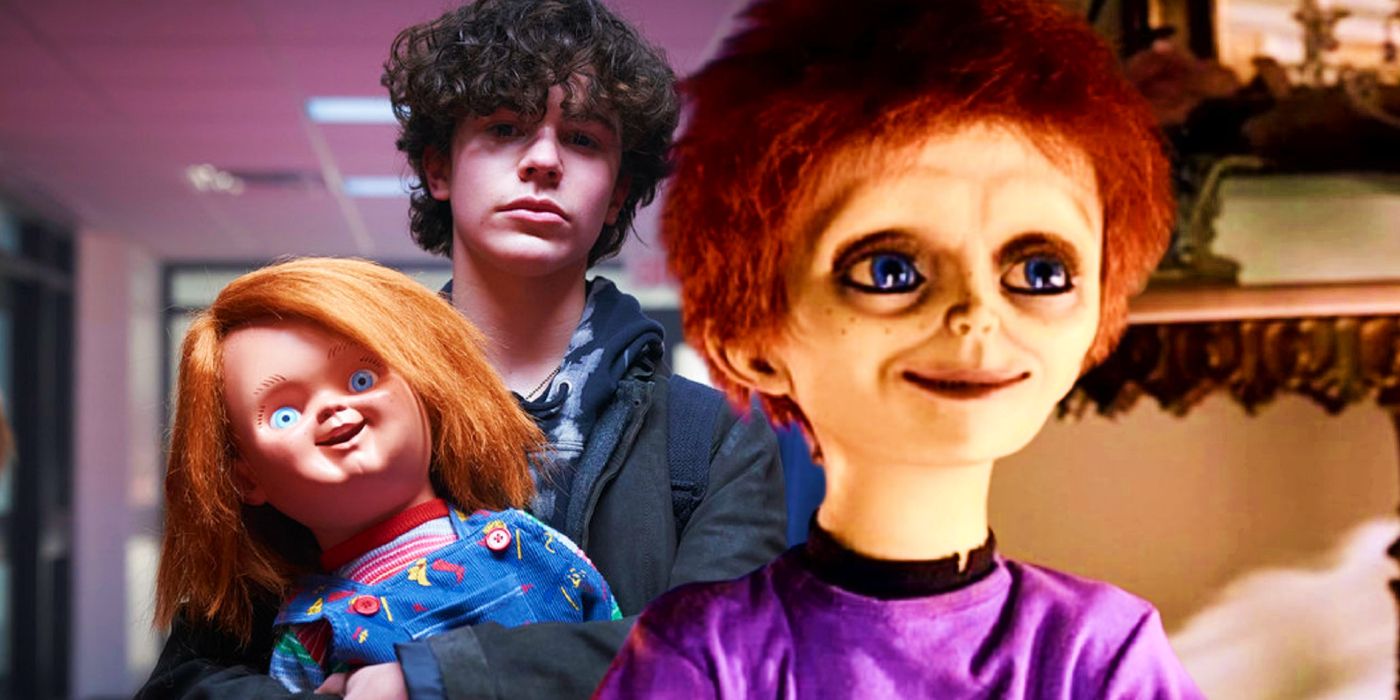 Jake and Chucky in Syfy's Chucky and Glen in Seed of Chucky