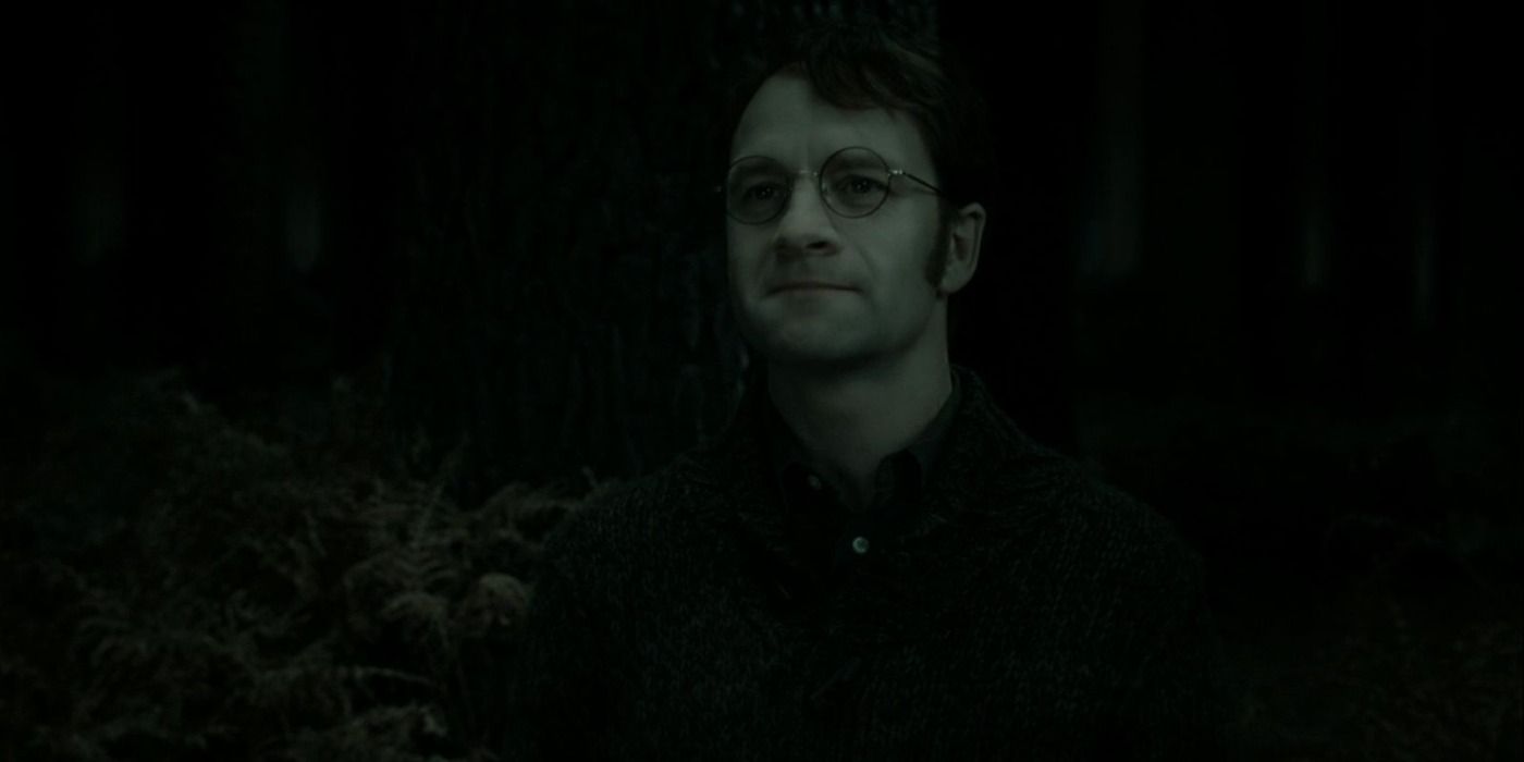 James speaks with Harry in Harry Potter and The Deathly Hallows