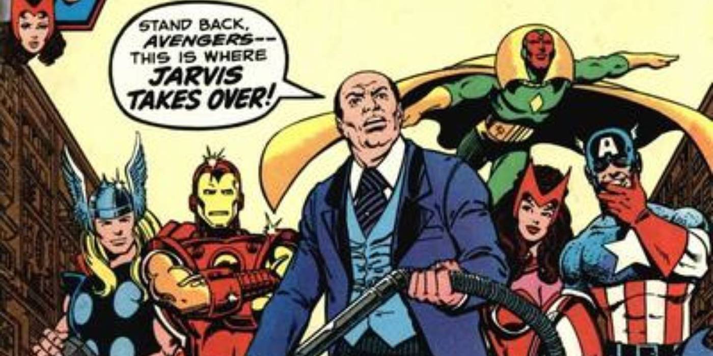 Jarvis protegendo os Vingadores.