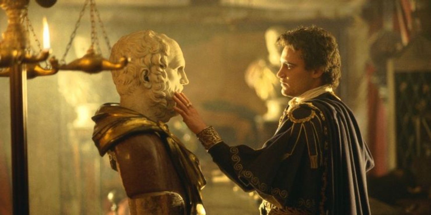 Joaquin Phoenix as Commodus in Gladiator 2
