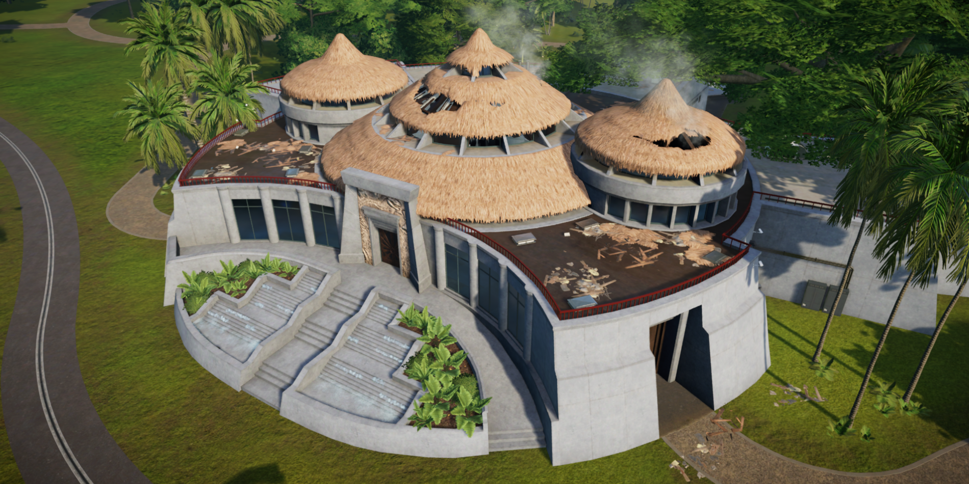 Jurassic World Evolution Broken Building