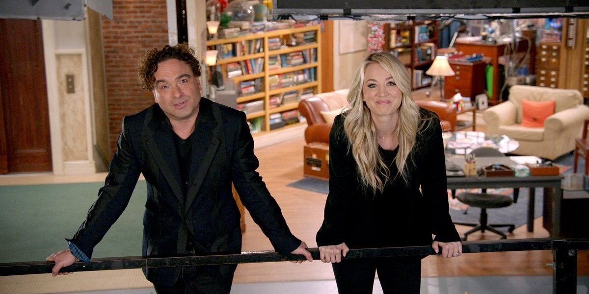 Actors Actors Kaley Cuoco and Johnny Galecki discuss The Big Bang Theory in the documentary Unraveling The Mystery