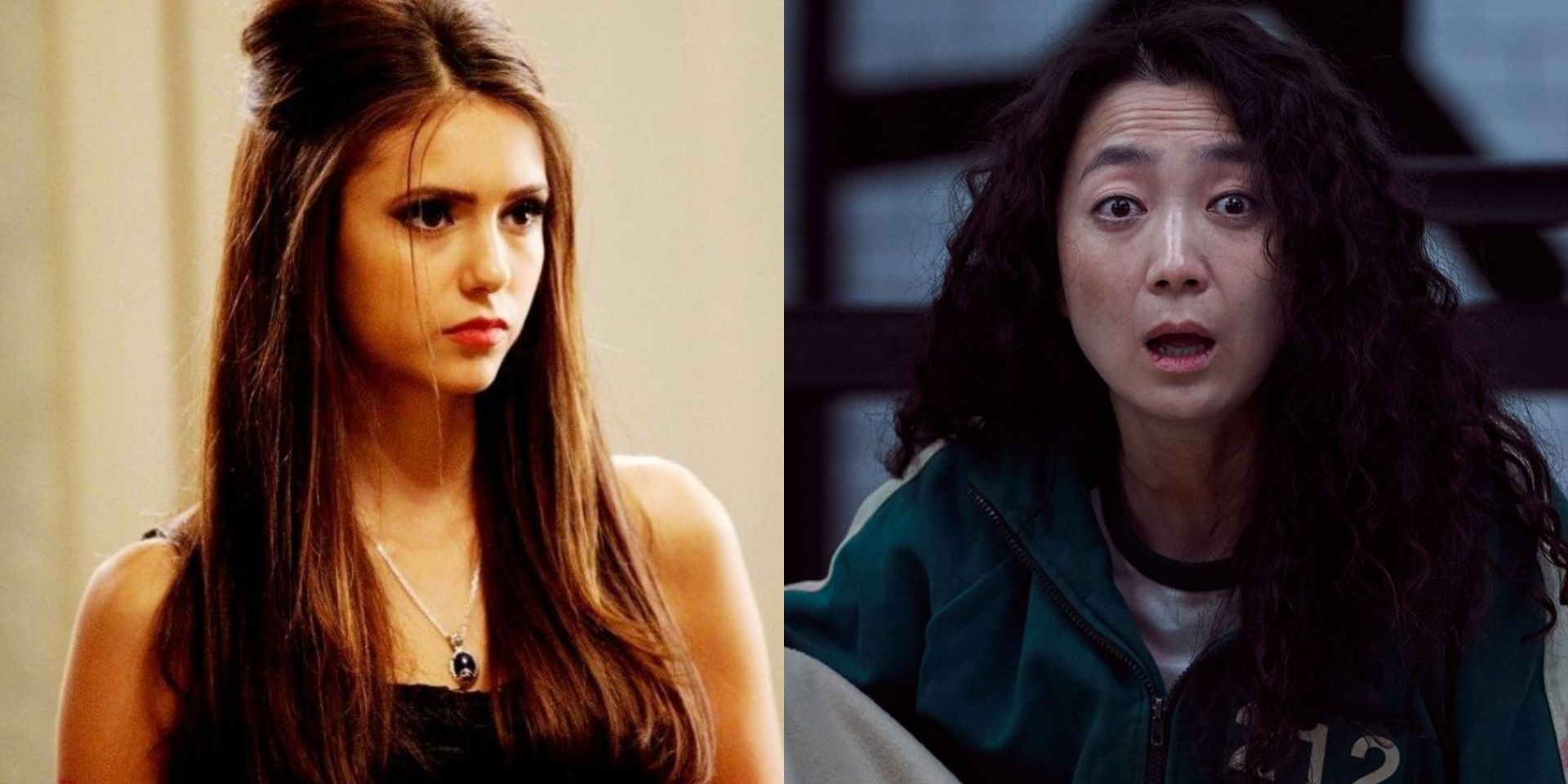 Katherine and mi nyeo in vampire diaries and squid game