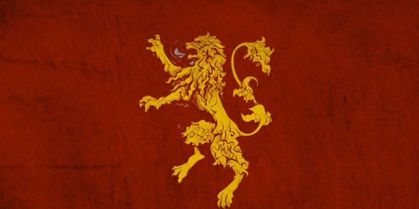 The lion of house lannister in Game of Thrones