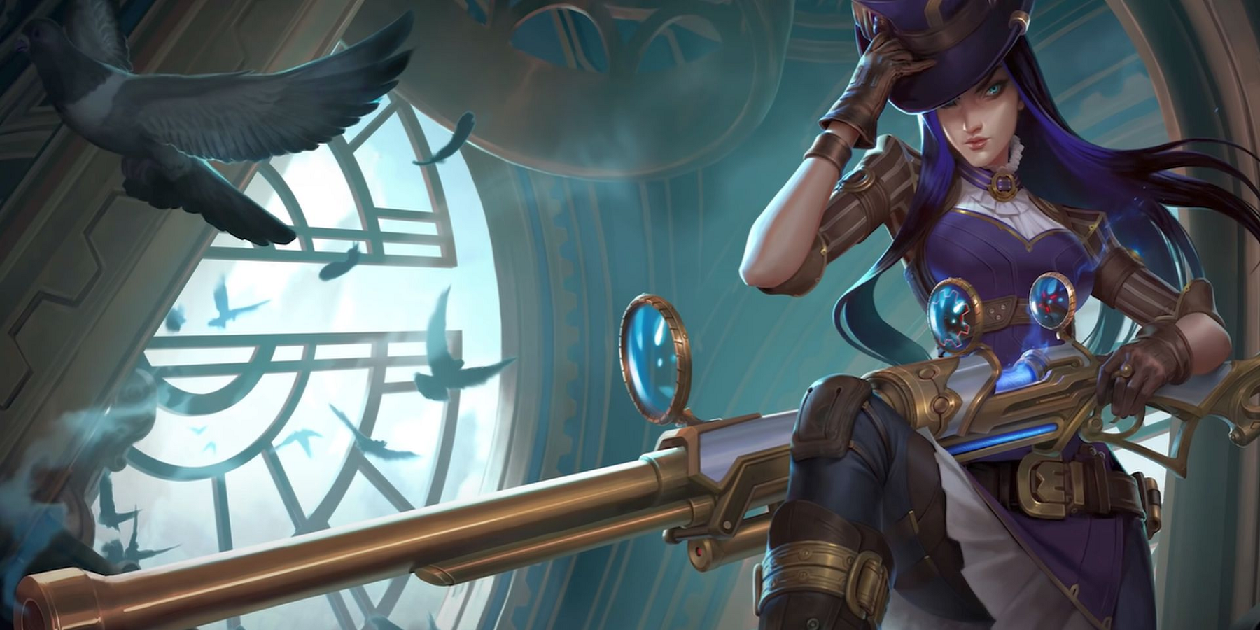 League of Legends Caitlyn champion visual update