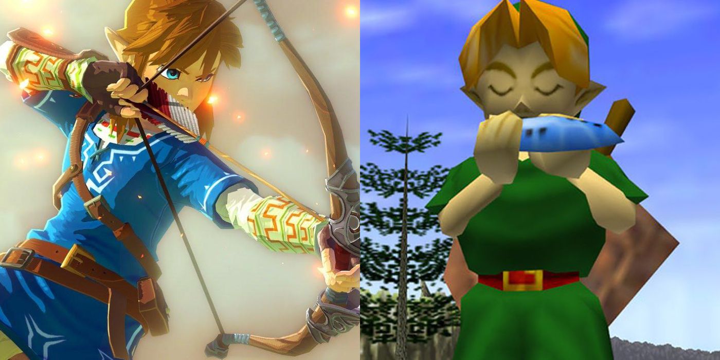 Legend of Zelda Breath of the Wild Ocarina of Time Portals