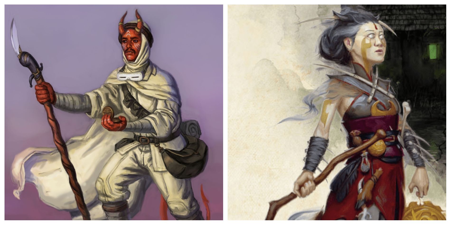 Level Up Advanced 5e Is Further Away From D&D Than Necessary - Level Up tiefling and DandD Warlock