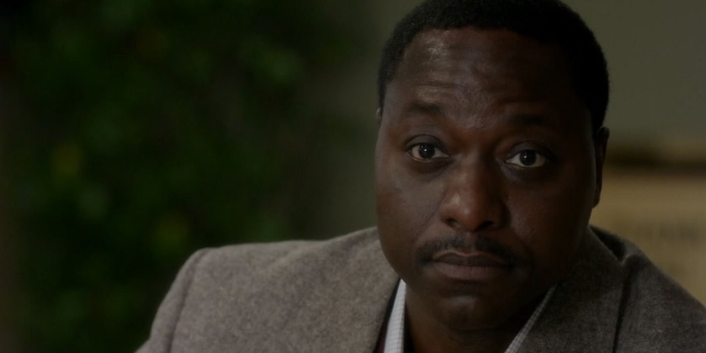 Lou looking serious in Grey&rsquo;s Anatomy