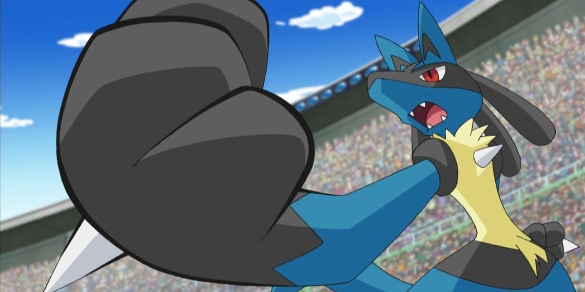 Lucario in the Pokémon anime