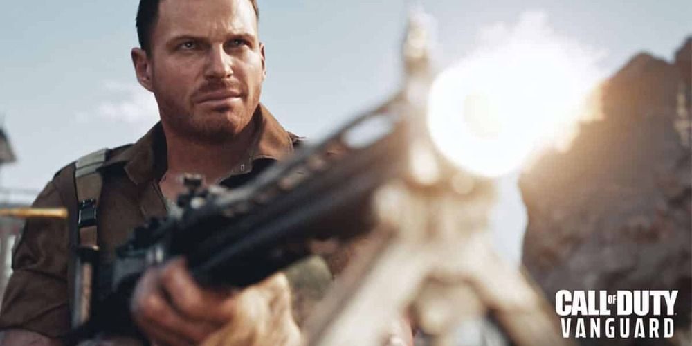 Lucas Riggs firing a gun in Call of Duty Vanguard