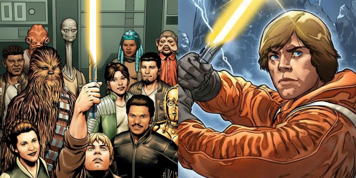 10 Most Iconic Luke Skywalker Panels In Star Wars Comics