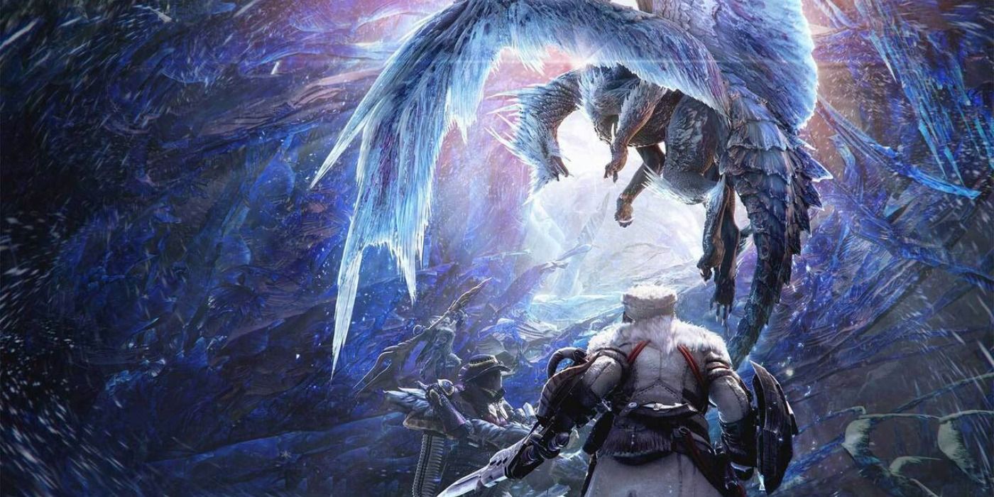 Monster Hunter World: Iceborne cover art featuring its flagship monster