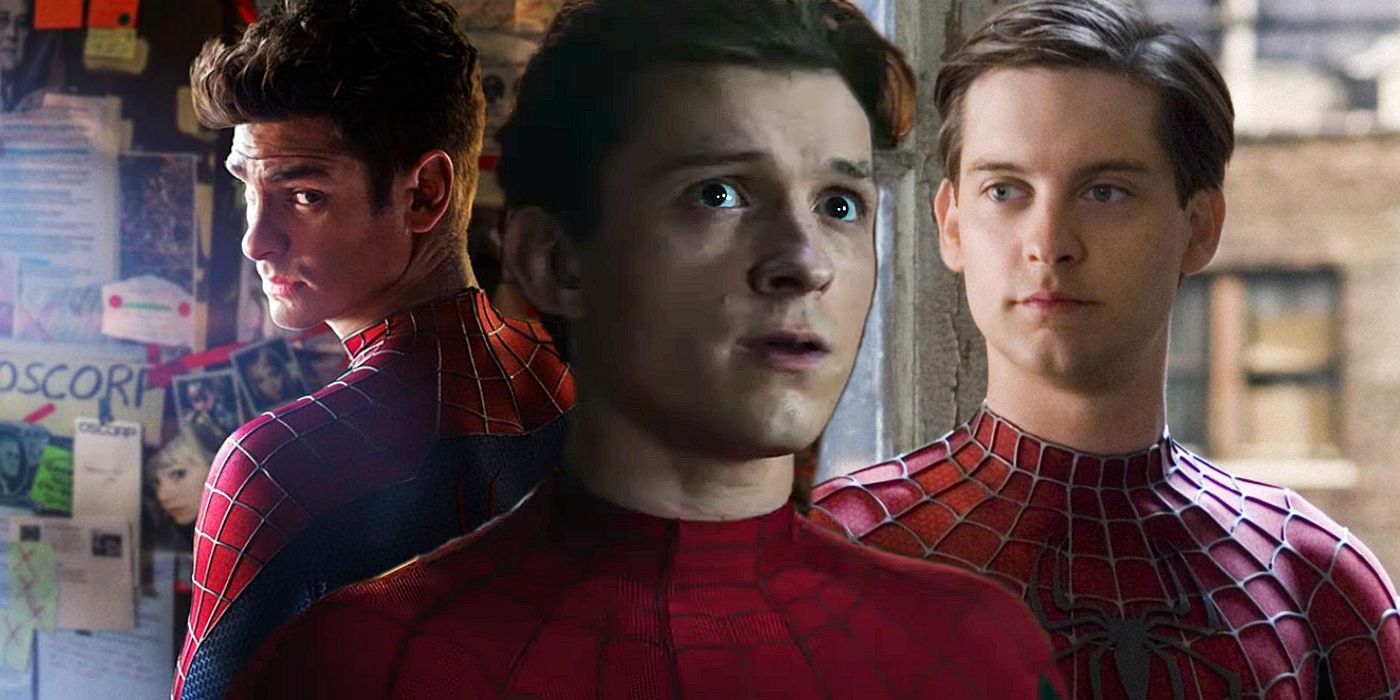 Maguire, Garfield and Holland Spider-Man