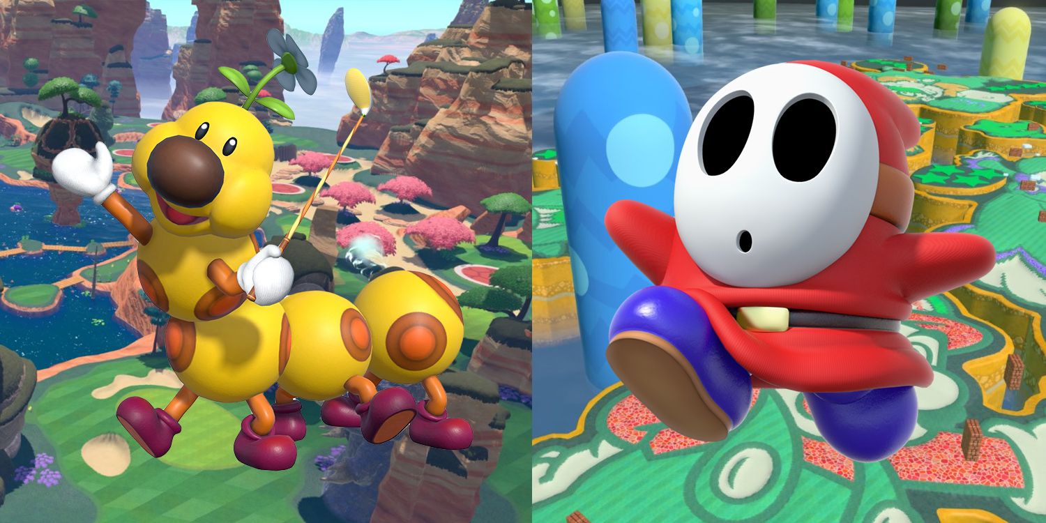 Mario Golf Super Rush Adds Wiggler Shy Guy