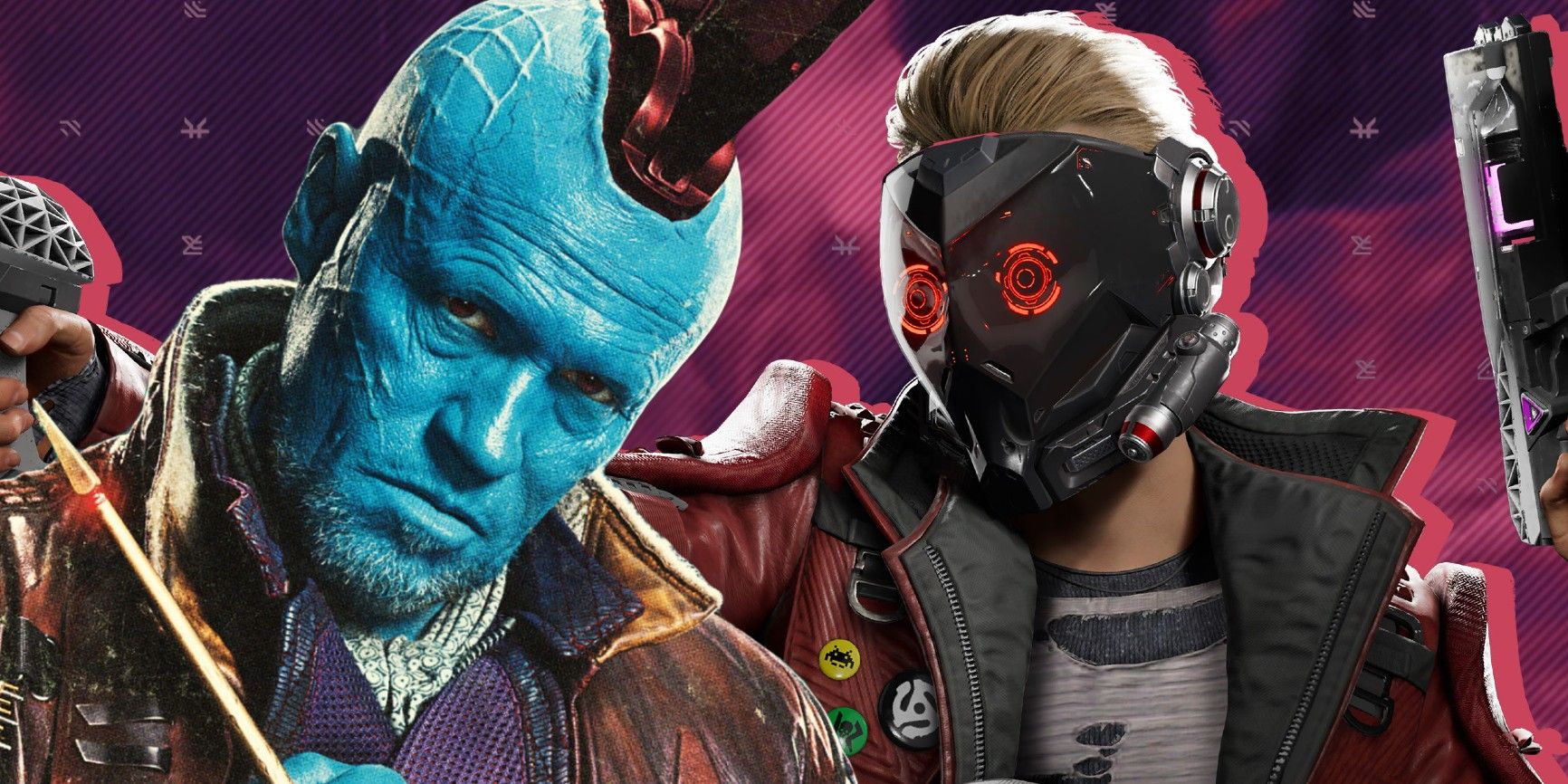 Marvel's Guardians Of The Galaxy Star-Lord and MCU Yondu
