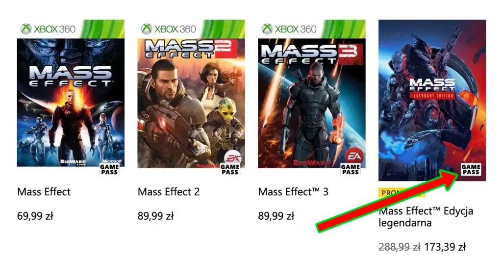 Mass Effect Legendary Edition Xbox Game Pass