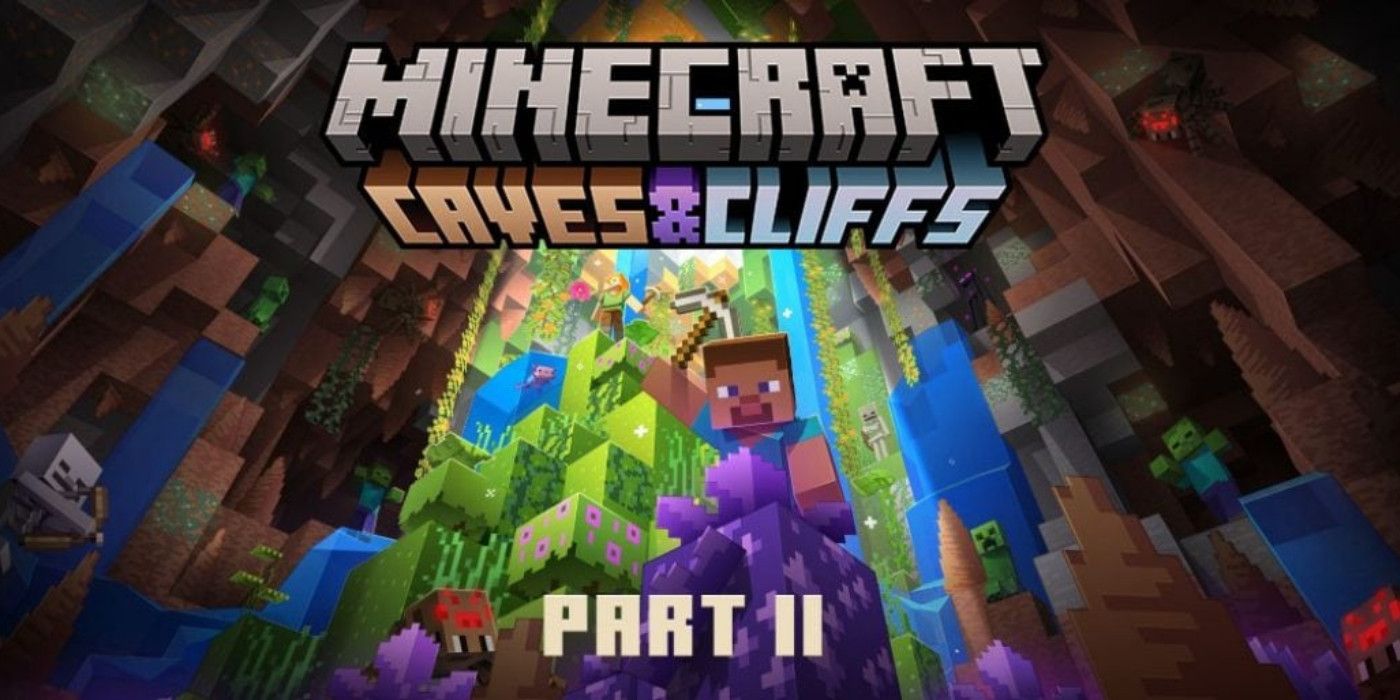 Logo of Minecraft Caves and Cliffs part 2