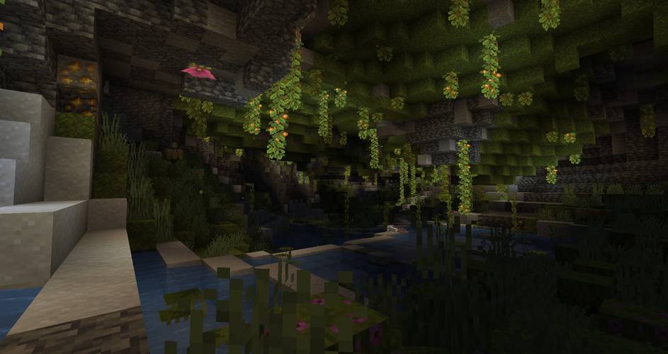 Massive Minecraft Cave Features Gorgeous Scenic Train Ride