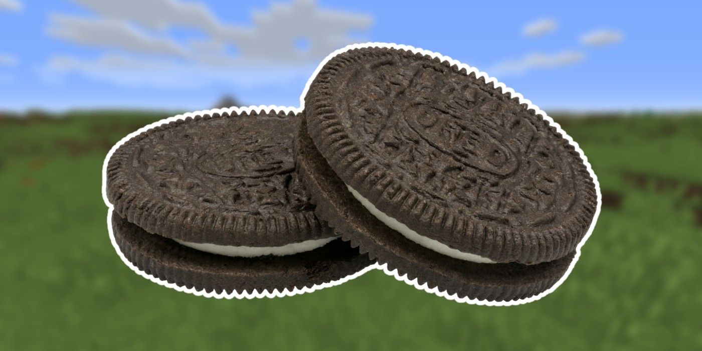 Minecraft Players Giant Oreo Build Needs a Huge Glass of Milk