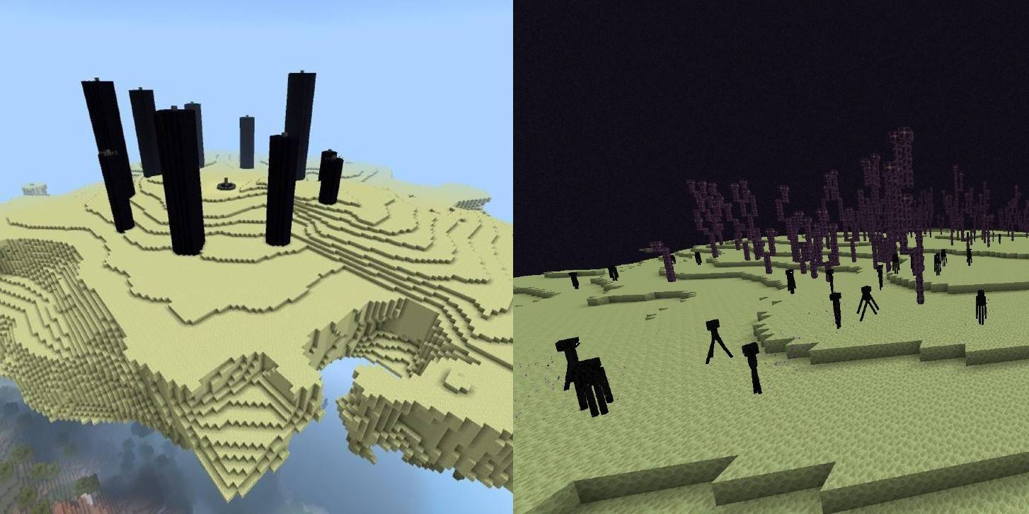 Minecraft Player Builds The End In Survival Server Minecraft Player Builds The End In Survival Server