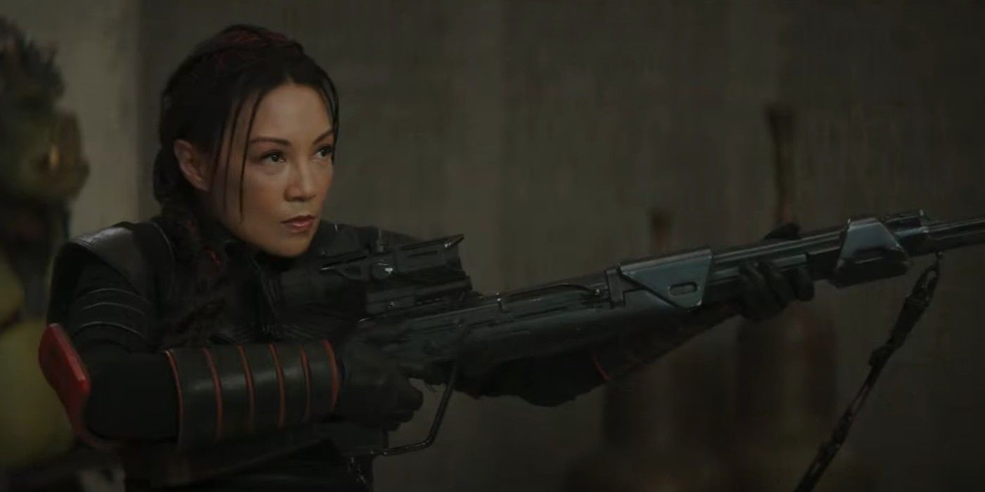 Ming Na Wen as Fennec Shand and Gamorrean in Book of Boba Fett